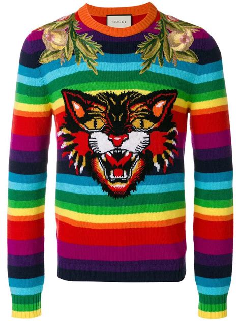 rainbow cat sweater gucci knockoff|Has anyone GP’d this Gucci Angry Cat sweater from 69CALLME .